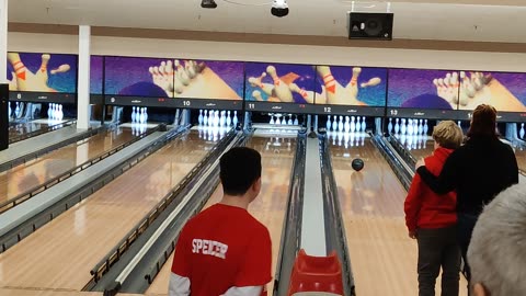 Spencer bowling Stars and Strikes VID_20231111_133419