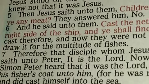 JOHN 21: 1-25 BIBLE Reading..