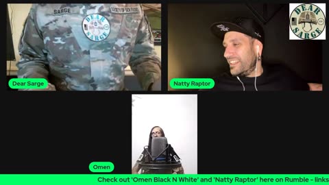 Smokin' & Jokin' with Sarge: FIRST Livestream with guests Omen and Natty Raptor