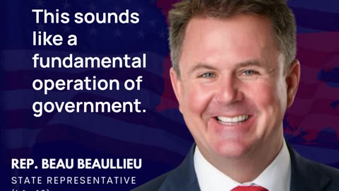 Rep. Beaullieu on Constitutional Essentials: No Pushback Expected!
