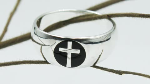 Elevate Your Style: Spiritual Elegance Cross Men's Ring