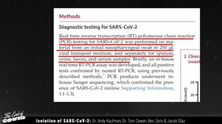 The 'Isolation' of SARS-COV-2