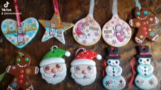 Broken Toyland Christmas Ornaments for 2021, numbers 01-10
