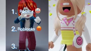 WHY IS SHE PLAYING ROBLOX 😭🤨