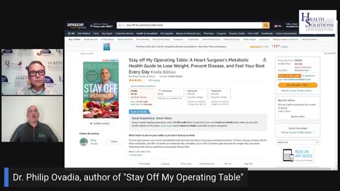 “Stay off my Operating Table” Book by Cardiac Surgeon Dr. Philip Ovadia with Shawn Needham, R. Ph.