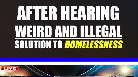 Jesse Watters loses it after hearing weird and illegal solution to homelessness.