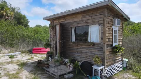 Jessica's DIY Shed Converted Into Micro Tiny House