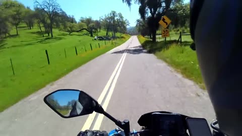 Yokohl Valley RD Near Exeter, CA headed uphill East toward Springville CA, USA