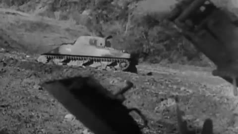 m31_arv_among_a_number_of_allied_tanks_knocked out