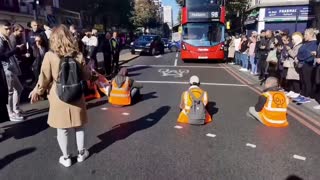 Crazed Climate Protestors Get Dragged After Blocking Another Road