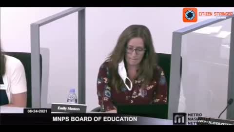 WATCH: School Board member who voted to Mask Children in Schools struggles while wearing mask