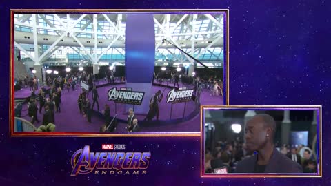 Don Cheadle talks what makes a real world hero LIVE at the Avengers Endgame Premiere