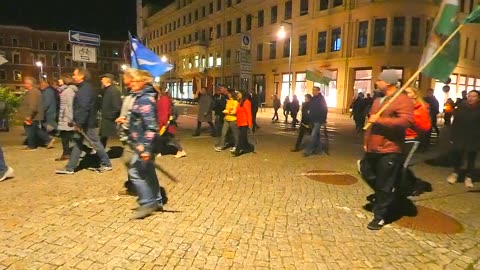 Eindrücke vom 127.Montagsspaziergang in Görlitz am 03.10.2022