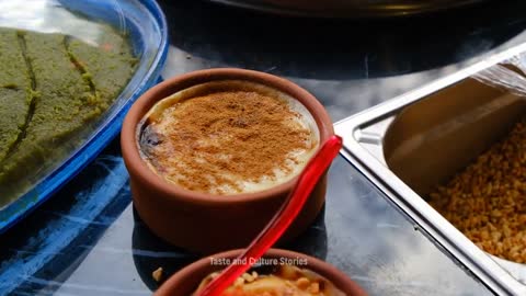 Halwa, one of most famous Turkish Dessert (Turkish Street Food)