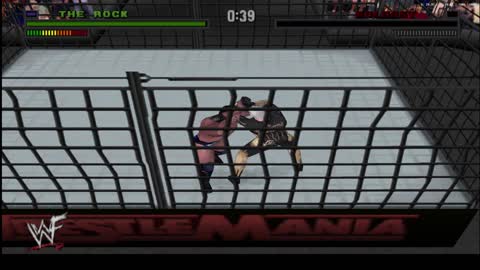 wwf attitude ps1 crazy match 1