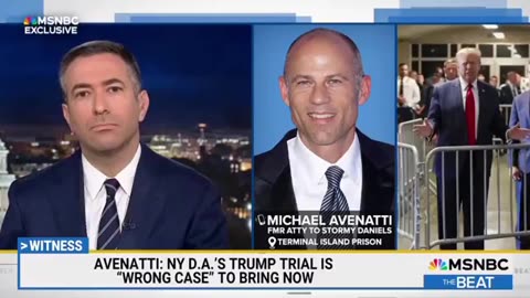 Avenatti calls in from prison, leaves MSNBC anchor STUNNED on Trump case
