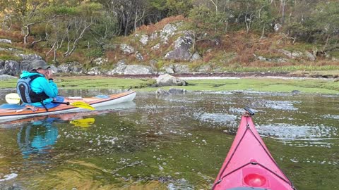 Mysterious encounter with bubbles coming out of the ground on Loch Hourn (Lake of Hell) Scotland