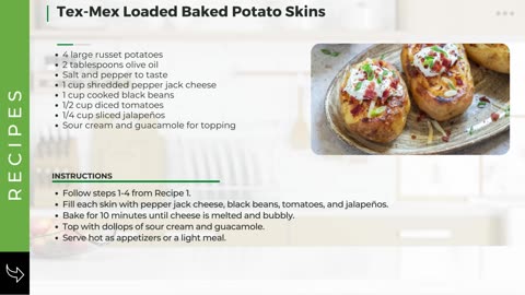 3 Easy Loaded Baked Potato Skins Recipes