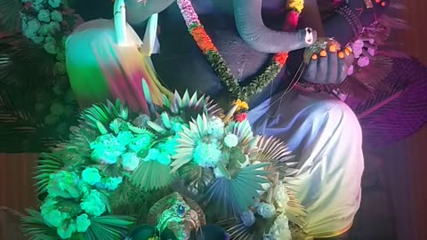 Eyes open close Ganpati Bappa Morya