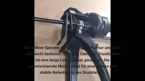 KLRStec PROFESSIONAL Kartuschenpresse mit maximaler 25:1 Übersetzung - Profi 4K Kartuschenpistole