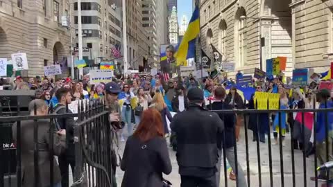 Nazi Rally In Manhattan, NYC - Chants of "Azov! Azov!"