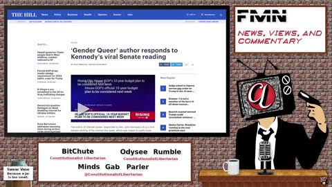 Gender Queer Author Claims Teens Aren’t Children in Response to Sen Kennedy’s Viral Excerpt Reading