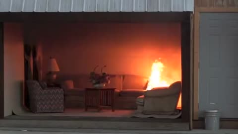 Fire Flashover Demonstration