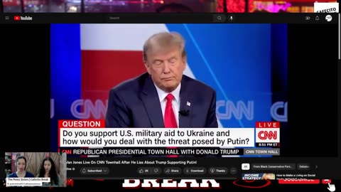 The Gov / Media Lie Lie - Ukraine, Trump, CNN Townhall - The Perez Sisters Video Podcast ep1L