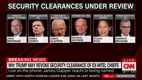 Clapper Responds To Possibility His Security Clearance Could Be Revoked — Petty Thing To Do
