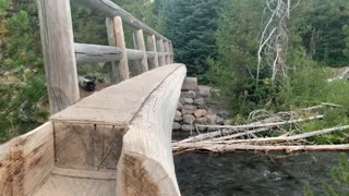 Central Oregon - Three Sisters Wilderness - Creek Bridge
