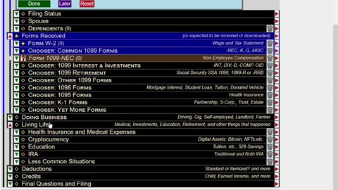 Tax Prep all on one page - Video #2