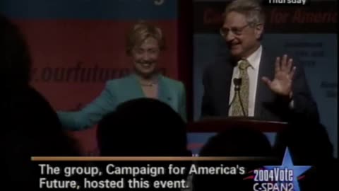 HRC Speech Introducing Soros at Take Back America-2004