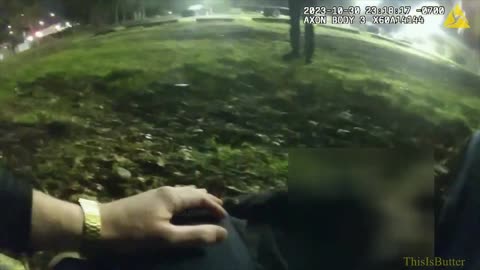 Bodycam shoes domestic violence suspect runs head-on into fence during Pierce County pursuit