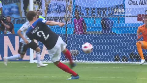 Benjamin Pavard goal vs Argentina | ALL THE ANGLES | 2018 FIFA World Cup