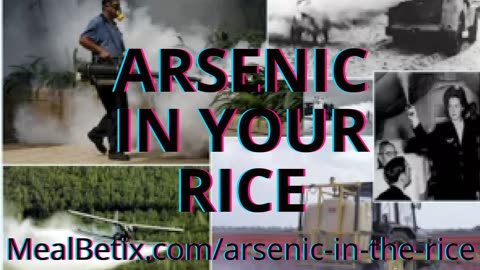 THERE'S ARSENIC IN YOUR RICE AND THEY DON'T CARE!
