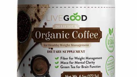 Healthy Organic Weight Management Coffee with Mushrooms