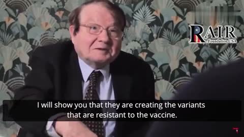 Nobel Prize Winner Prof. Luc Montagnier: "The Covid Vaccine Is Creating The Variants"