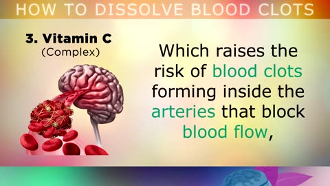 6 Vitamins To Dissolve Blood Clots Naturally.