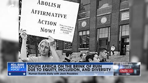Jack Posobiec: South Africa is on the verge of collapse due to diversity, equity, and inclusion