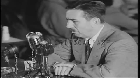 Walt Disney Testifies To Congress About The Jews Taking Over