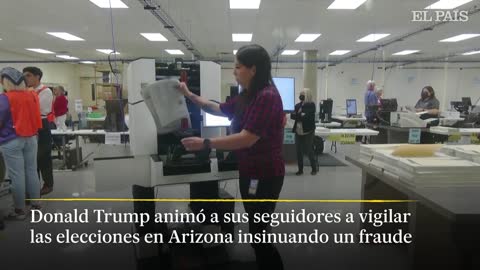 Donald Trump insinúa un fraude electoral en Arizona _ EL PAÍS