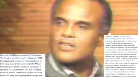 Harry Belafonte was the spark behind USA for Africa’s We Are The World