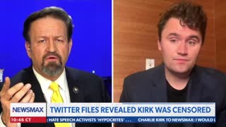 Twitter Files Reveals Kirk Was Censored! Charlie Kirk joins Sebastian Gorka on NEWSMAX