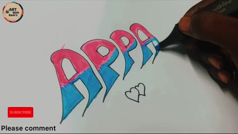 APPA’ Name drawing videos ✍️