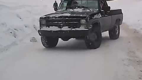 Sliding Down The Snowy Hill