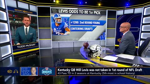 Todd McShay discusses why Will Levis wasn’t picked in 1st round of NFL Draft | SC with SVP