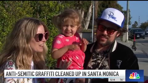 UPDATE: Anti-semitic graffiti cleaned up in Santa Monica.
