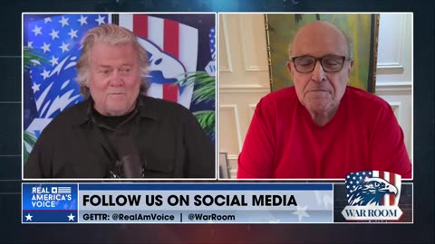Rudy Giuliani Joins Bannon To Discuss Lawfare Attacks And The 2020 Stolen Election