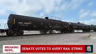 Senate Votes To Avert Rail Strike