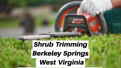 Shrub Trimming Berkeley Springs West Virginia Landscape Company